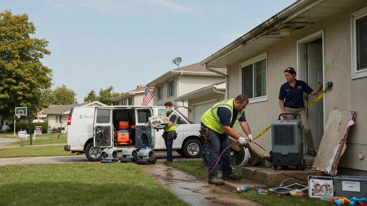 Water Damage Restoration in New Berlinville, PA near me